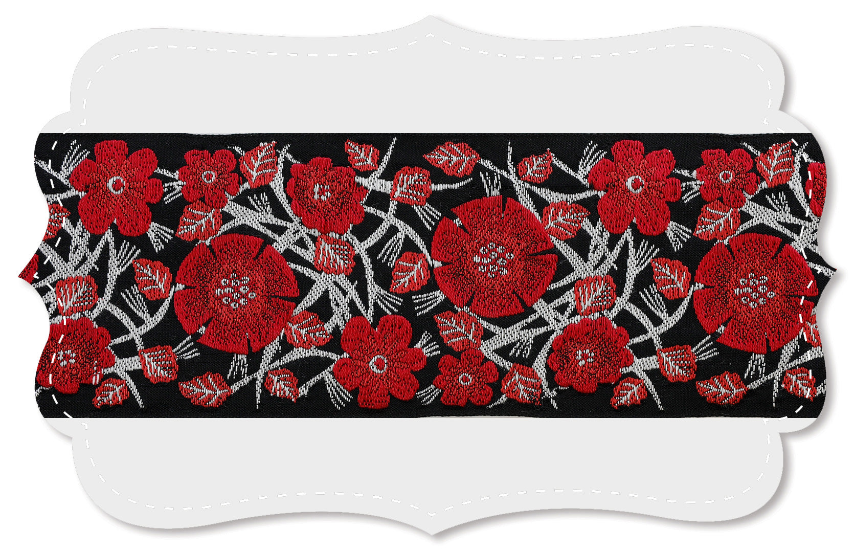 Kafka Ribbon - Flower Ribbon Red