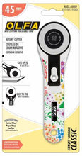 Load image into Gallery viewer, OLFA 45mm Printed Handle Rotary Cutter