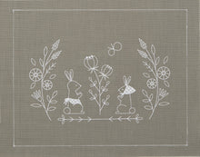 Load image into Gallery viewer, Lecien - Mini Embroidery Frame Cute Rabbit and Flower