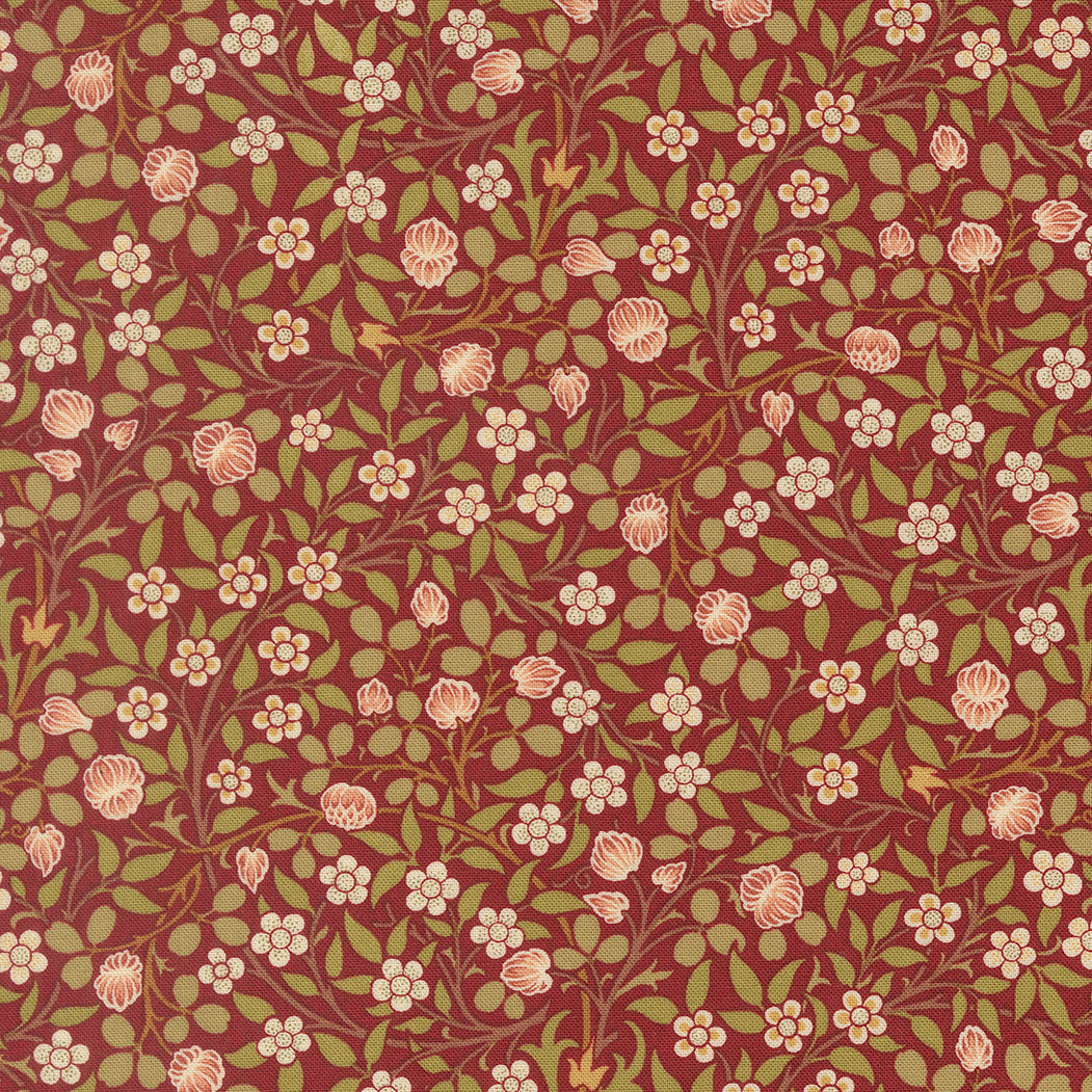 Morris Muse - Clover Small Floral in Russet