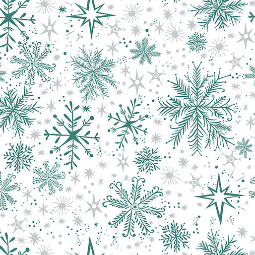 Magical Season - Snow Frost in White / Teal