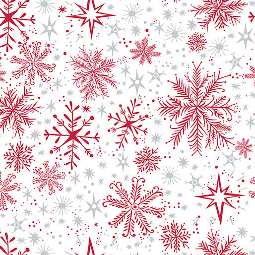 Magical Season - Snow Frost in White / Red