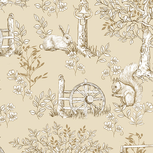 Montgomery: Mountain Charm - Belle Toile in Sand