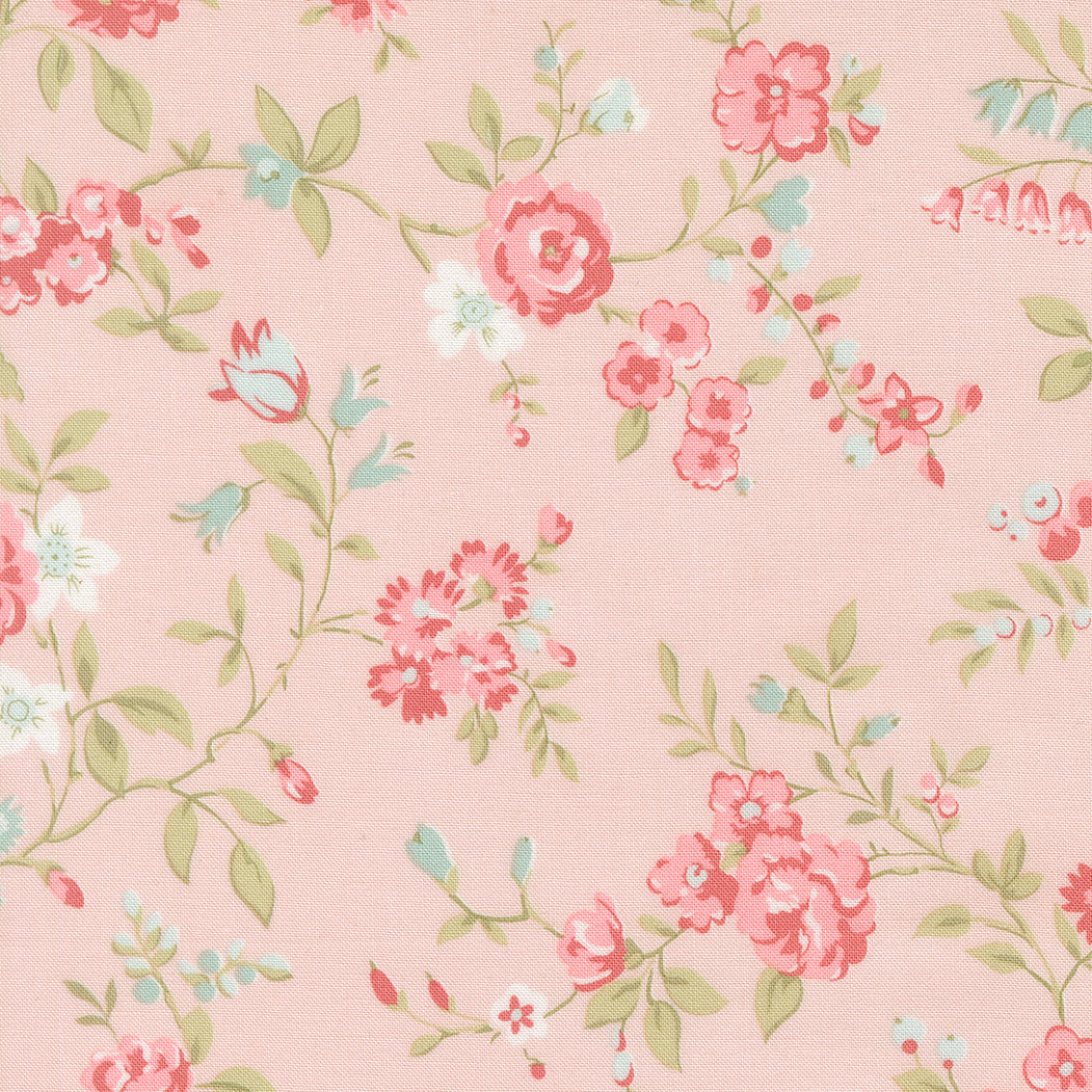 Abide - Main Floral in Pink