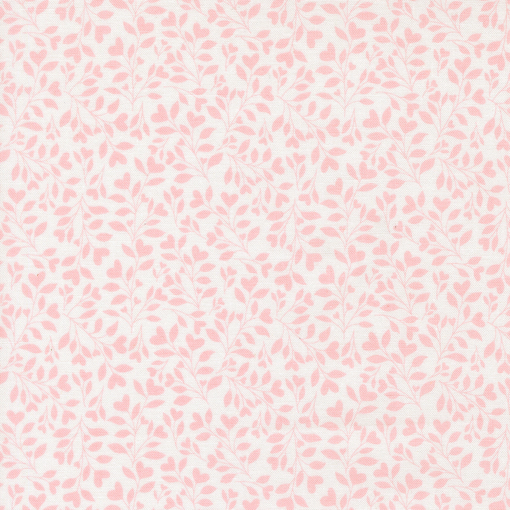 Abide - Hearts and Leaves in Pink