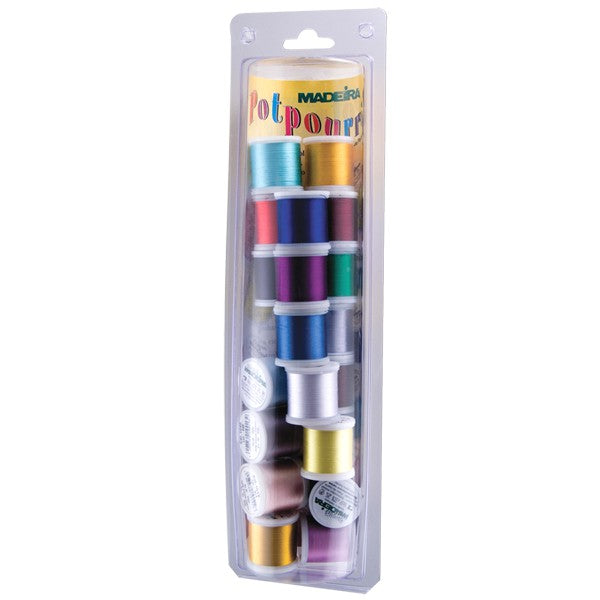 Madeira Potpourri Embroidery Thread Value Pack - Polyneon