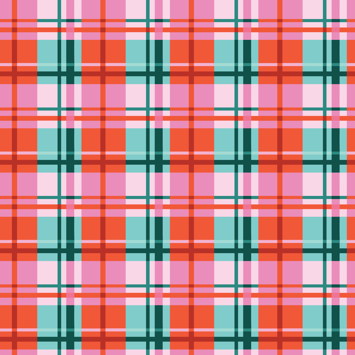 Jolly Tidings - Christmas Plaid in Multi