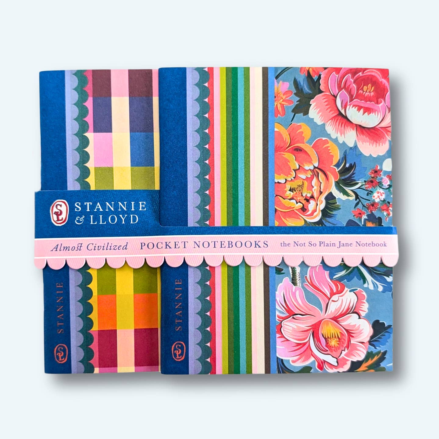 Stannie & Lloyd - Pocket Notebook Duo in Modern Floral