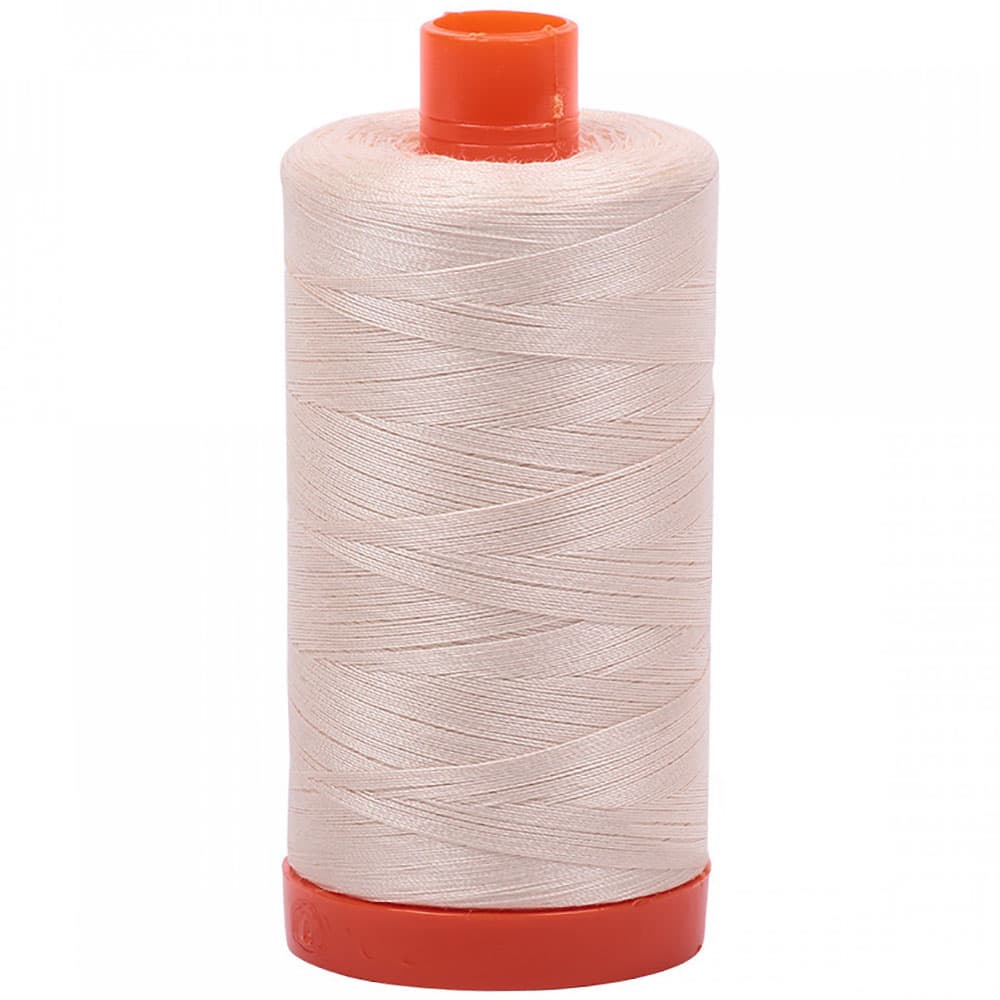 Aurifil Mako Cotton Thread (50Wt, 1422yds) - 2000 Light Sand
