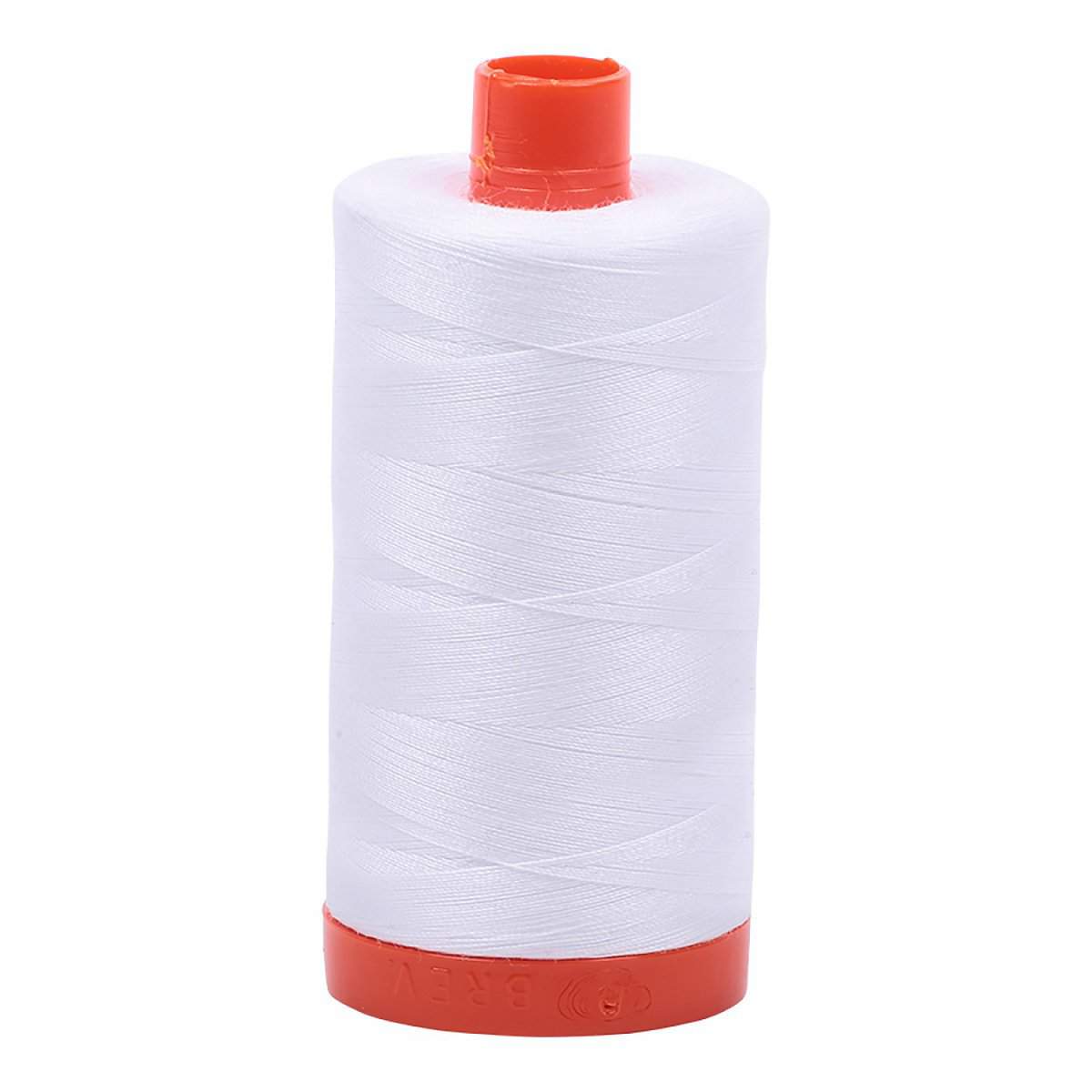 Aurifil Mako Cotton Thread (50Wt, 1422yds) - 2024 White