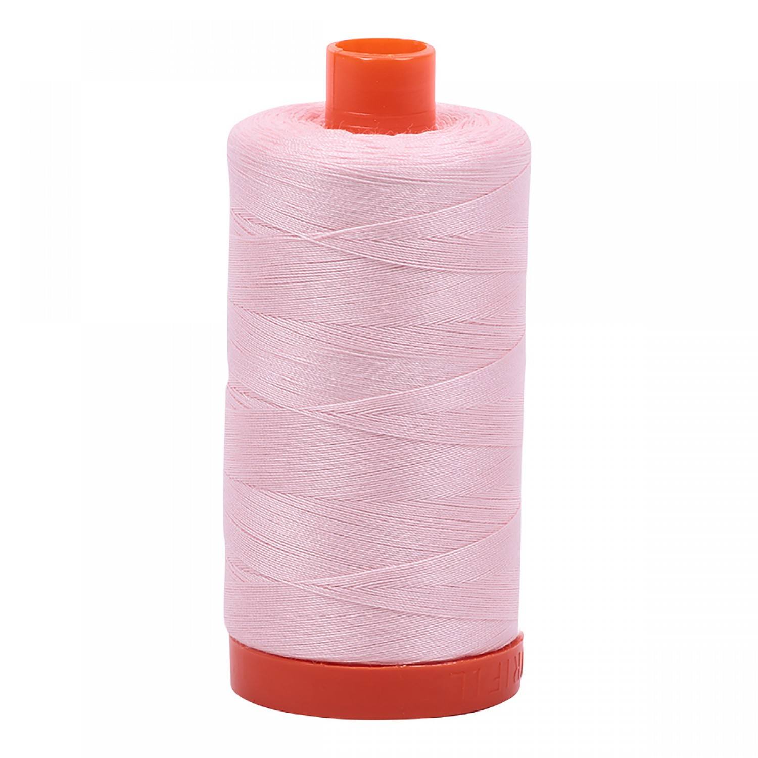 Aurifil Mako Cotton Thread (50Wt, 1422yds) - 2410 Pale Pink