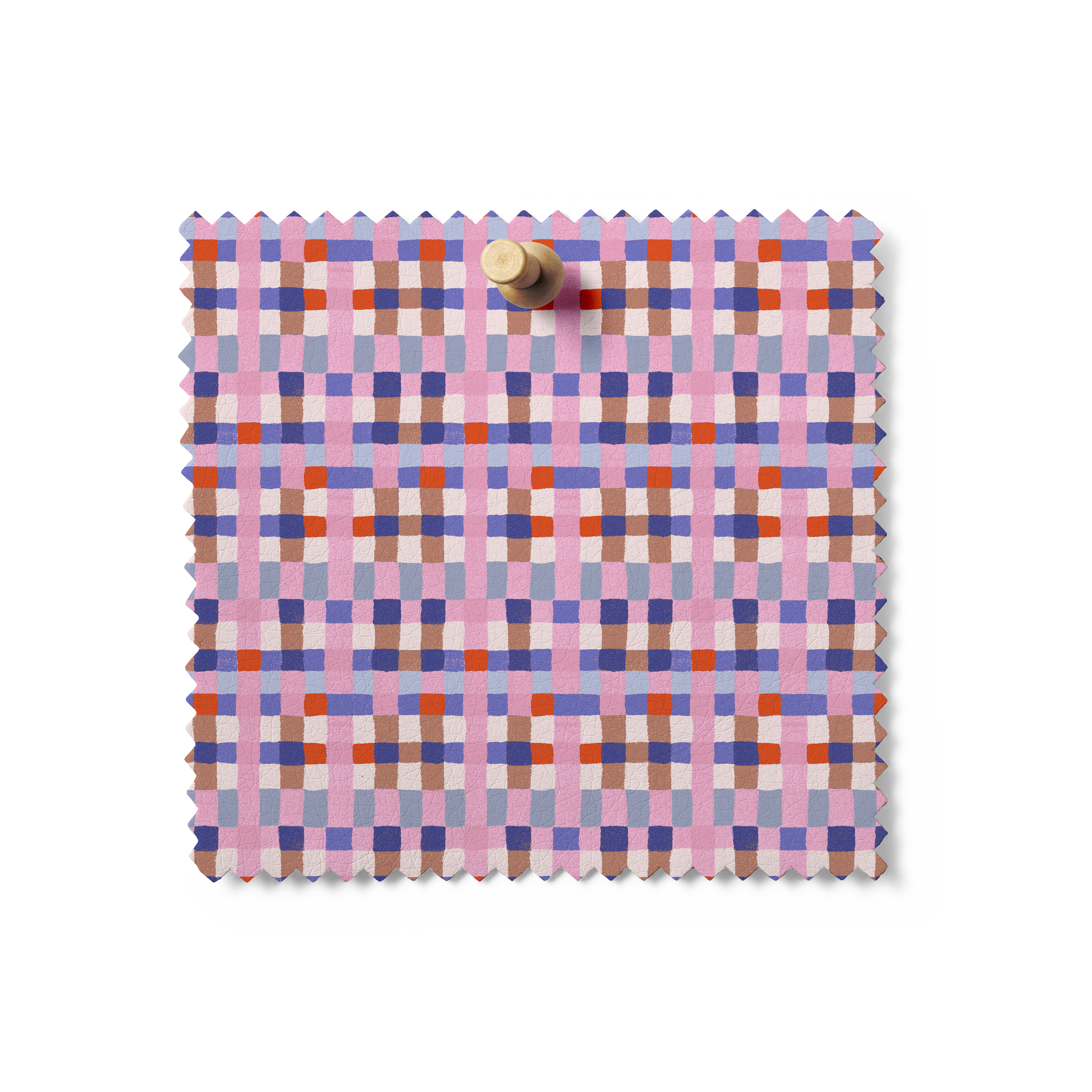 August Ellery - Patchwork Check in Confiture Rose