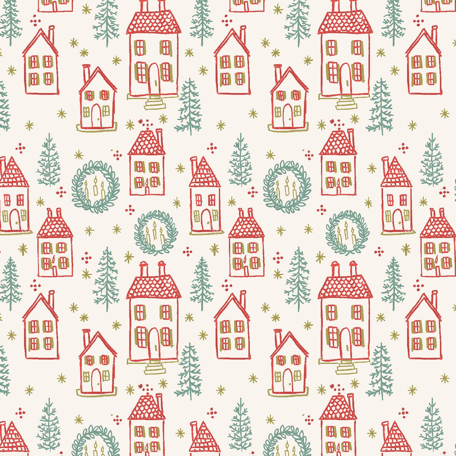 December House - Sugar Houses in Frosted Apple