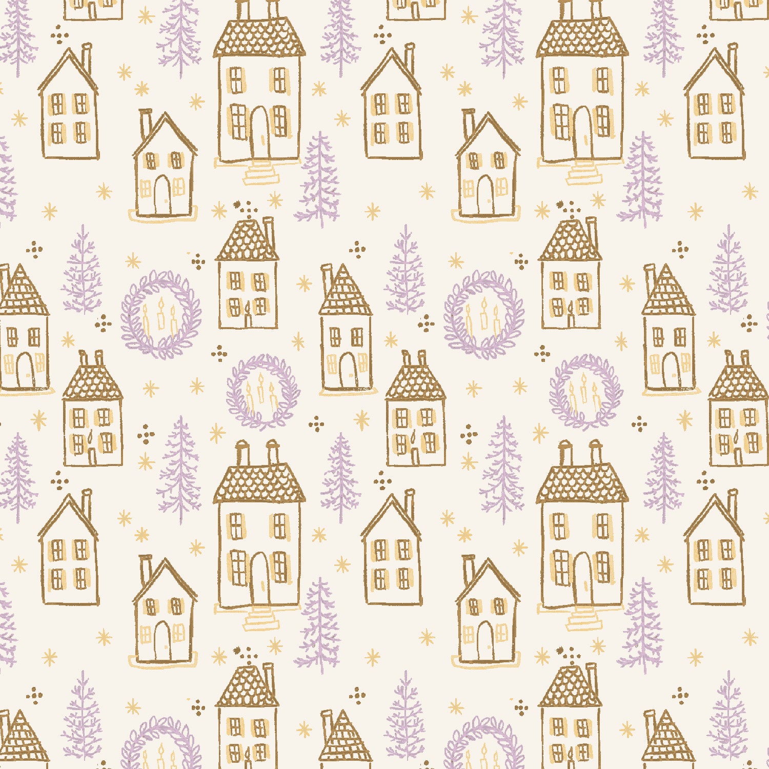 December House - Sugar Houses in Midnight Plum