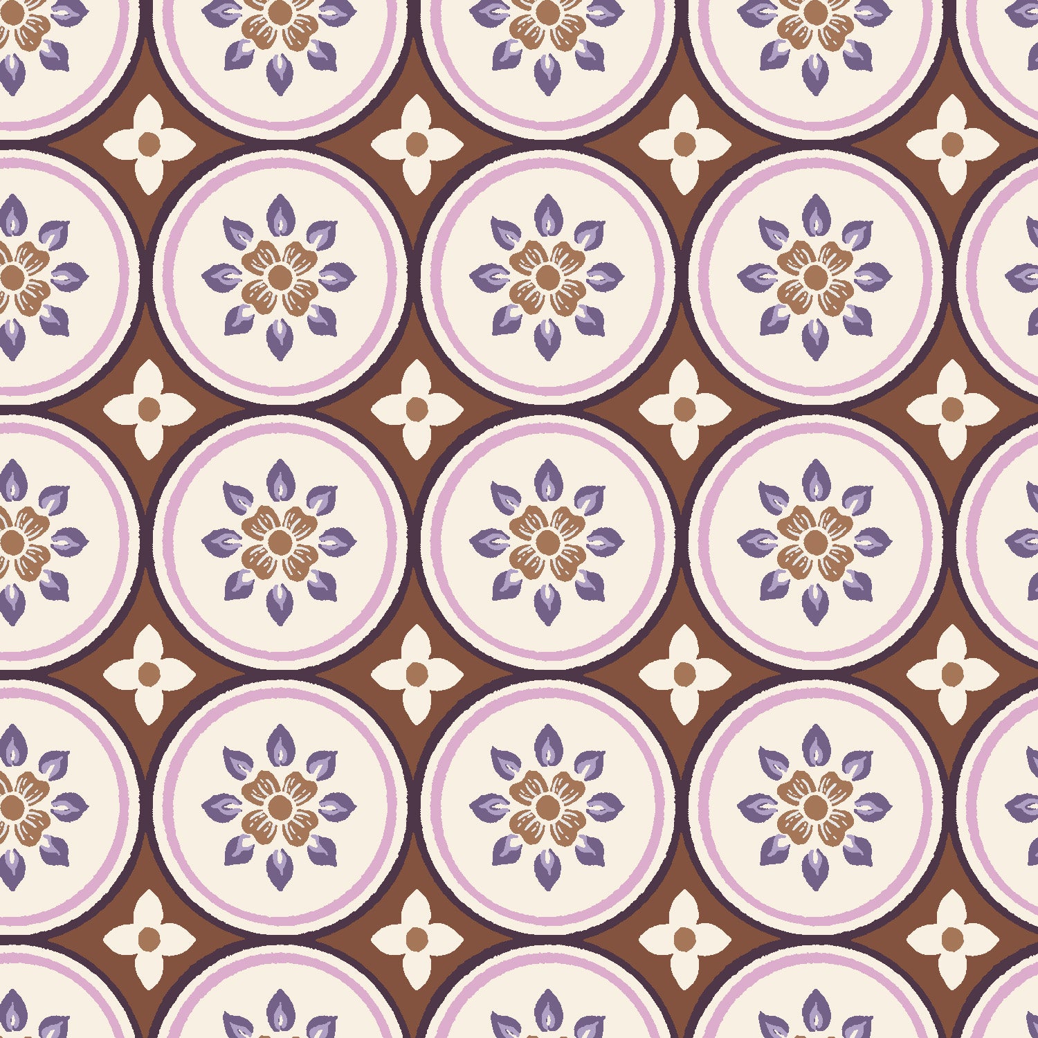 December House - Shortbread Rosettes in Midnight Plum