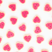 Load image into Gallery viewer, Sarah Hearts - Pink Sweet Heart Large 1" Buttons