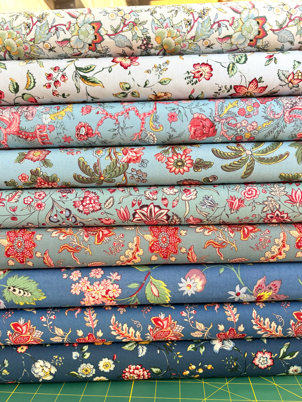 Petra Prins Collection Blue Half Yard Bundle of 9