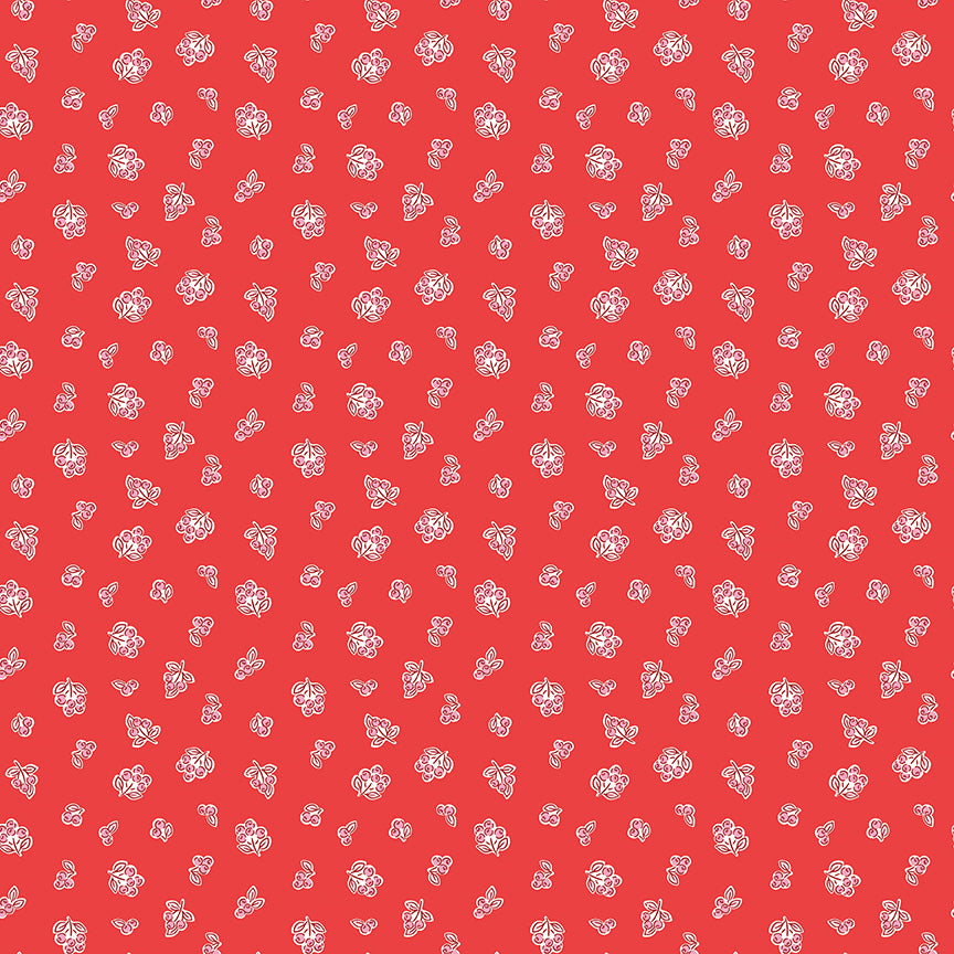 Traditional 30s - Berries in Red