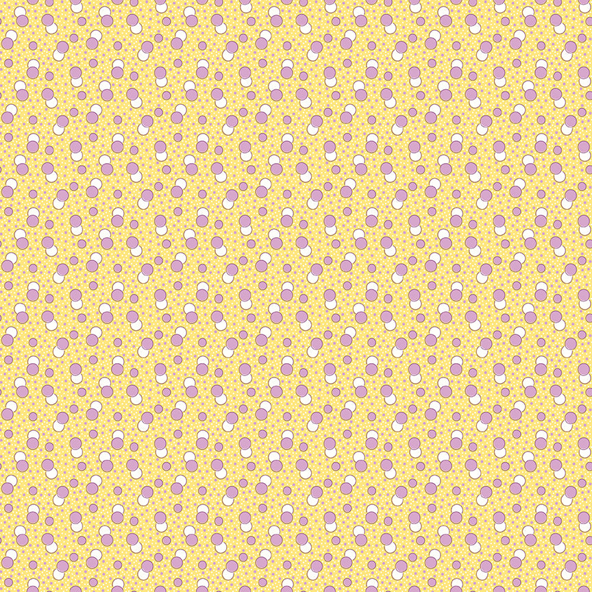 Traditional 30s - Dots in Yellow