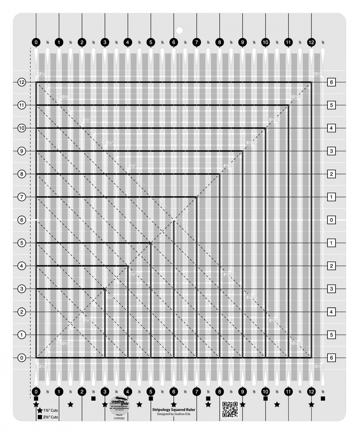 Stripology Squared Ruler