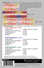 Load image into Gallery viewer, Centerpieced Table Runner Pattern by Robin Pickens