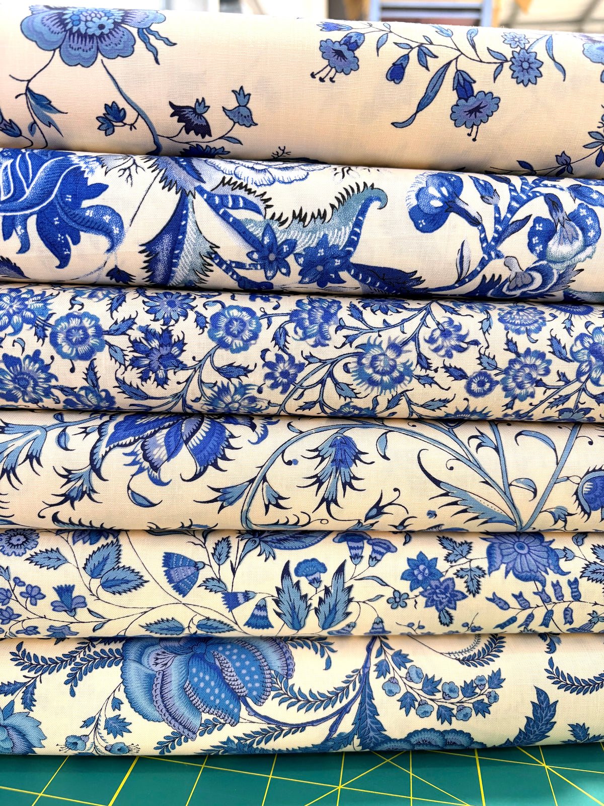 Petra Prins Collection China Blue Half Yard Bundle of 6