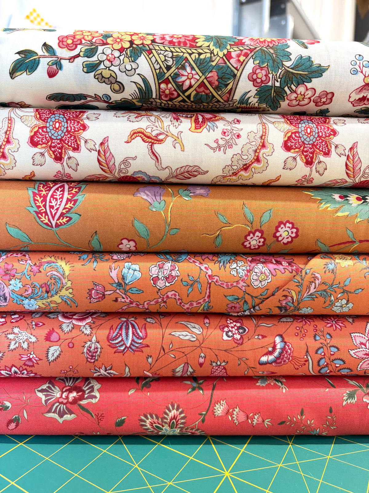 Petra Prins Collection Coral Half Yard Bundle of 6