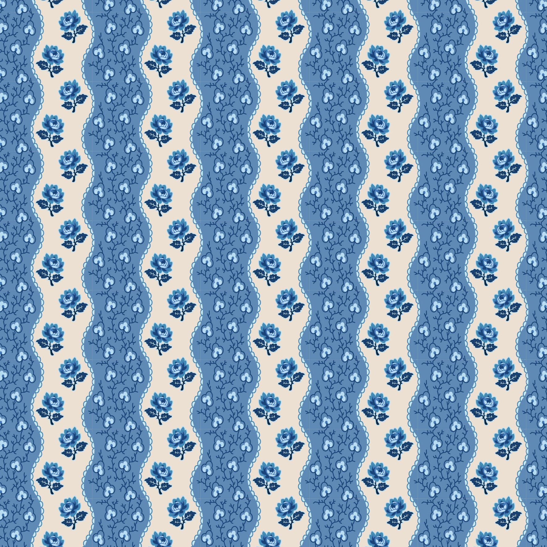 Darling Buds of May - Cordelia 1 in Blue