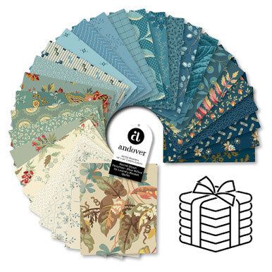 Secret Stash Favorites Blue Willow Fat Quarters 30pcs