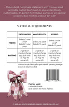 Load image into Gallery viewer, The Big Giant Quilted Bow Pattern