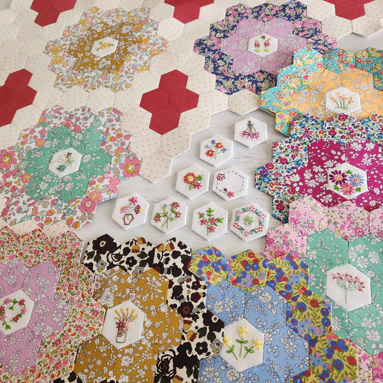 My Garden Quilt Pattern and Embroidery Panels
