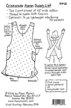 Load image into Gallery viewer, Crisscross Apron Pattern