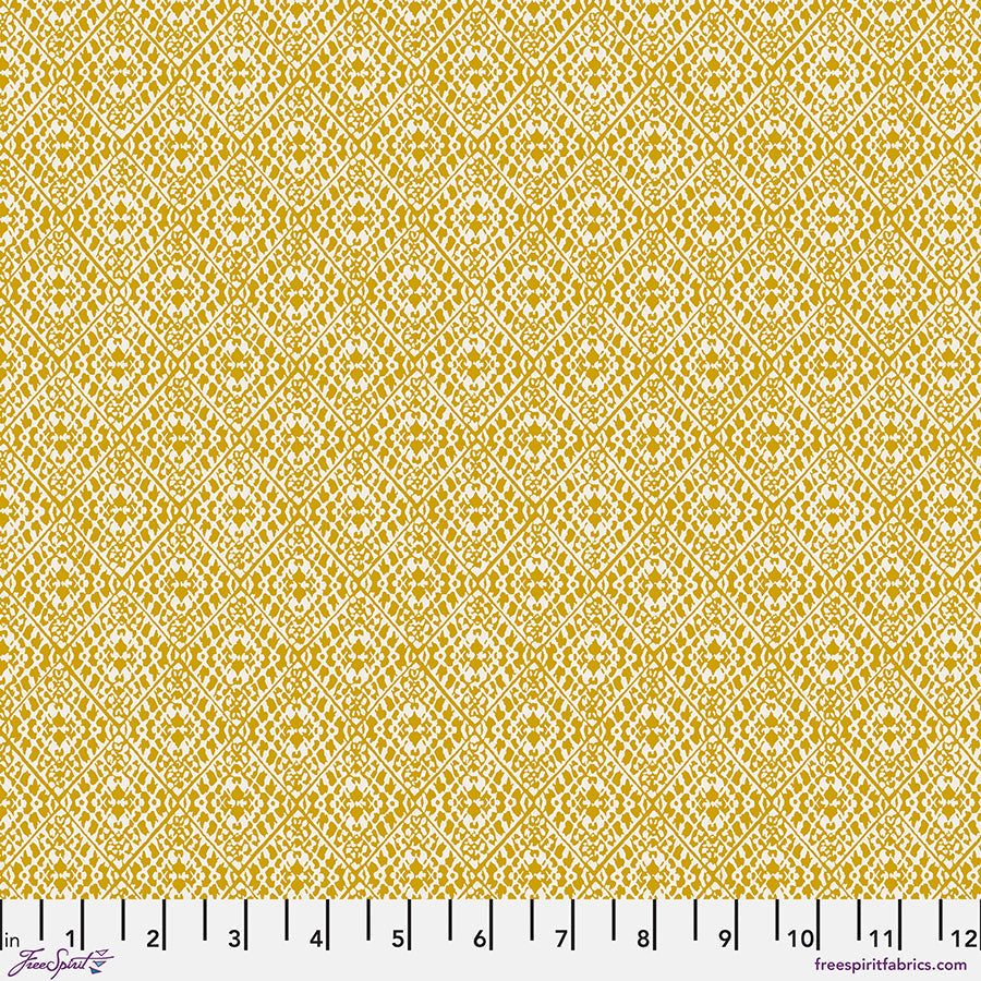 Art of the Garden - Pinjara Trellis in Ochre