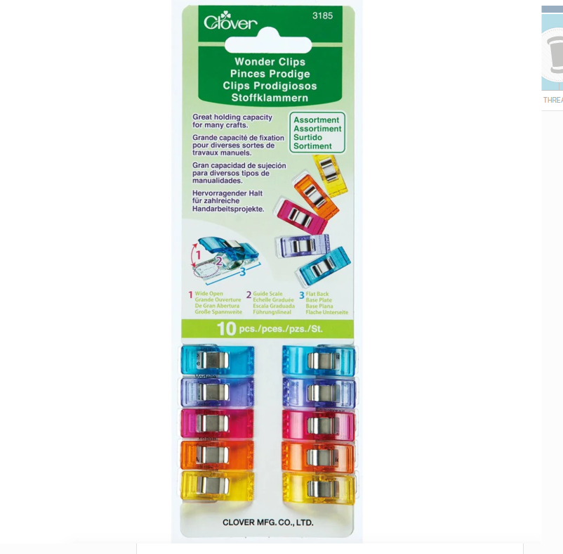 Wonder Clips Assorted Colors 10pk