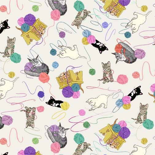 Crafternoon - Crafty Kitties in Cream