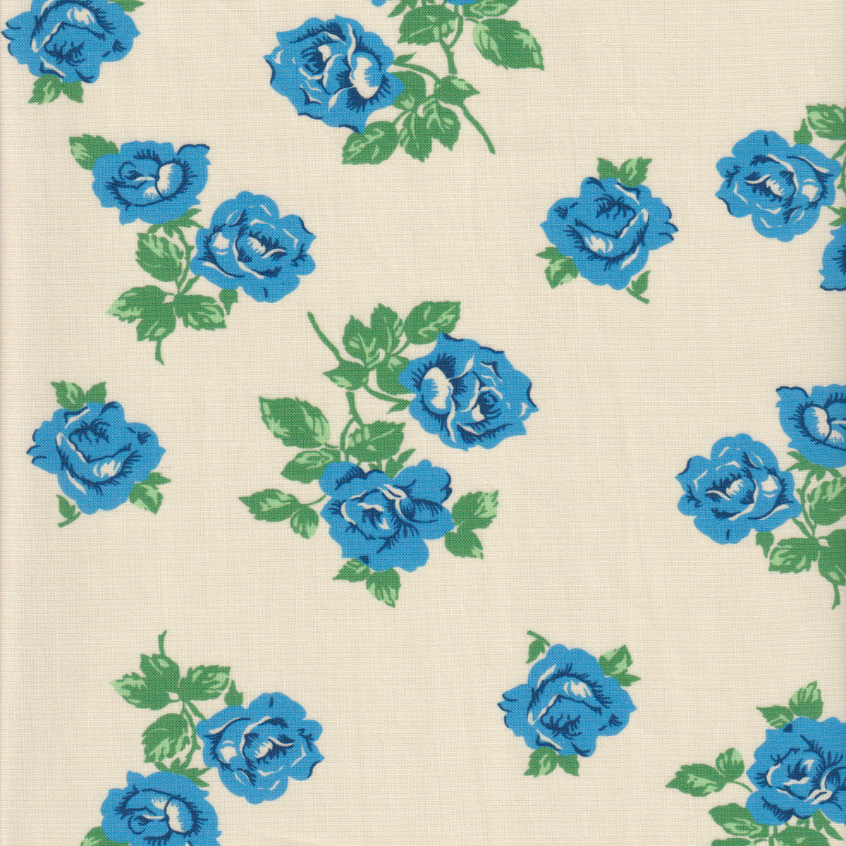Momnson - Veralynn in Blue on Cream