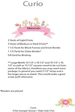 Load image into Gallery viewer, Curio Quilt Pattern