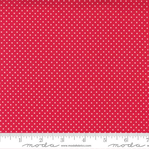 Holiday Americana Pindot in Red
