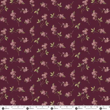 Secret Stash Favorites - Amber Cornflower in Aubergine