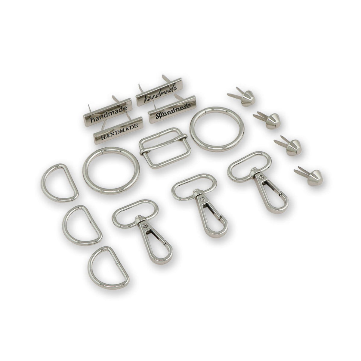 Making Bags: A Field Guide Book' Hardware Kit - Nickel
