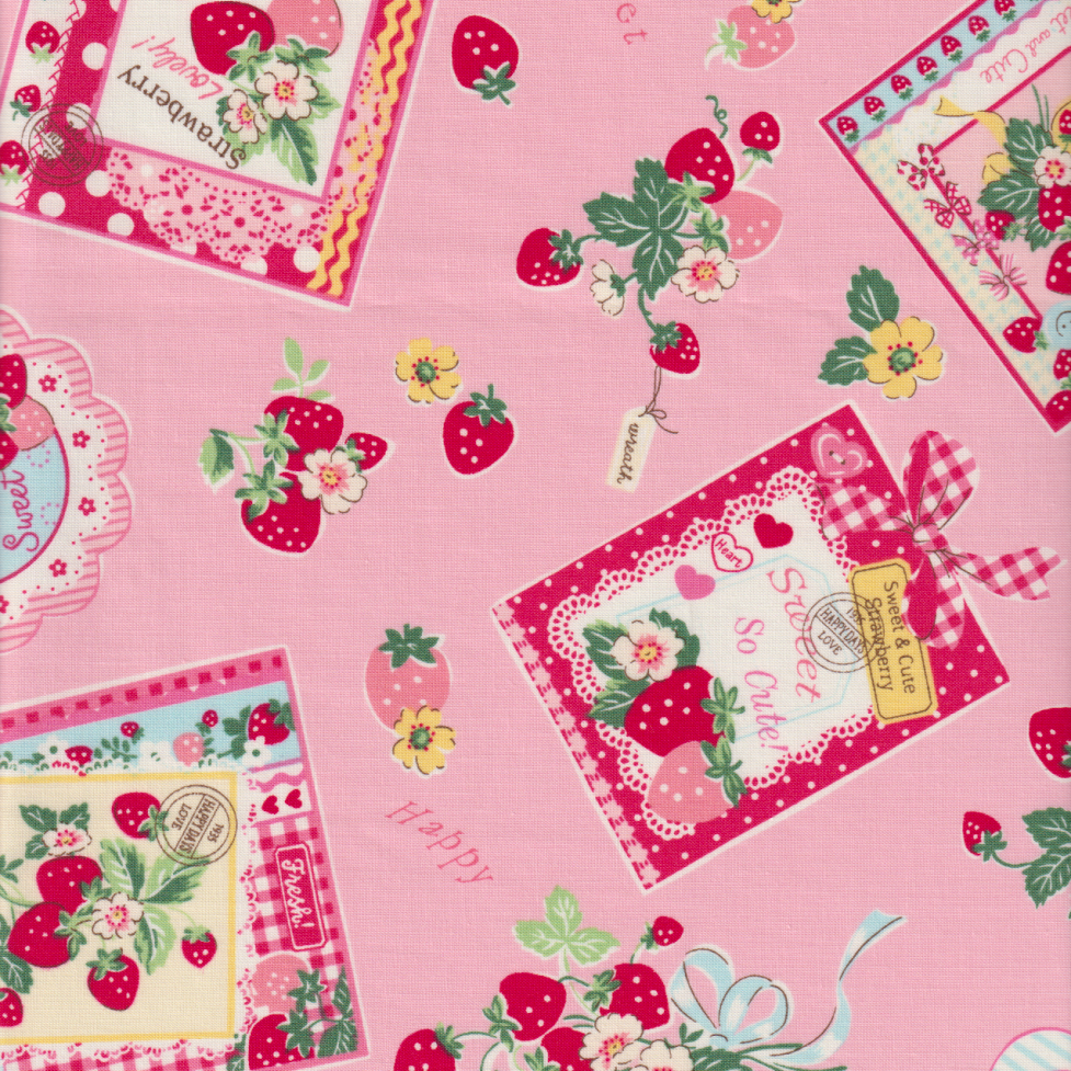 Atsuko Matsuyama - Strawberry Card in Pink