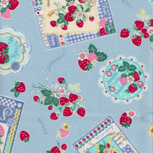 Load image into Gallery viewer, Atsuko Matsuyama - Strawberry Card in Blue
