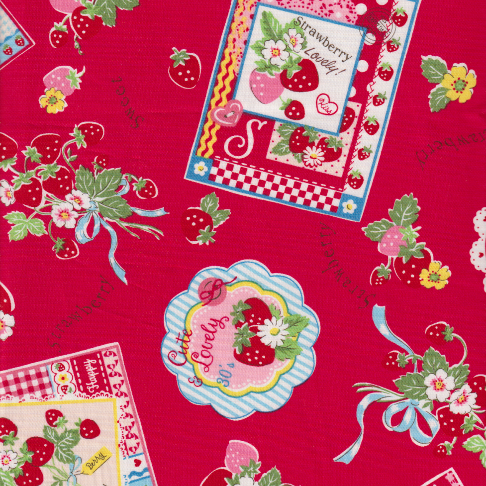 Atsuko Matsuyama - Strawberry Card in Red