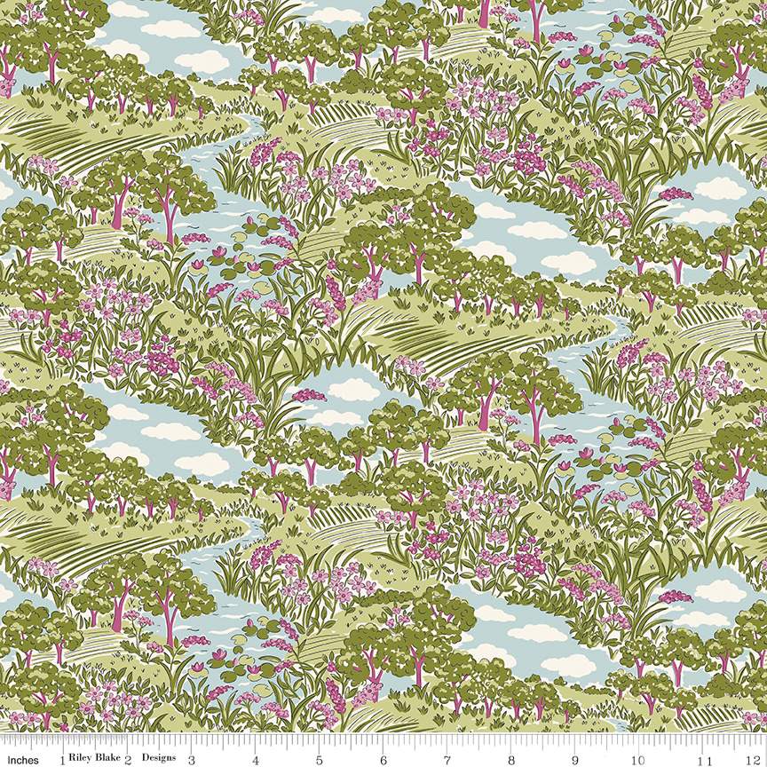 **Pre-Order Botanist' Walk Backing for Arabella Quilt Kit