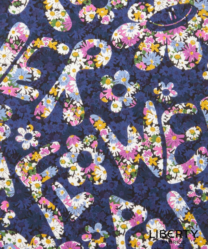 Liberty Fabrics Tana Lawn© Flower Power C