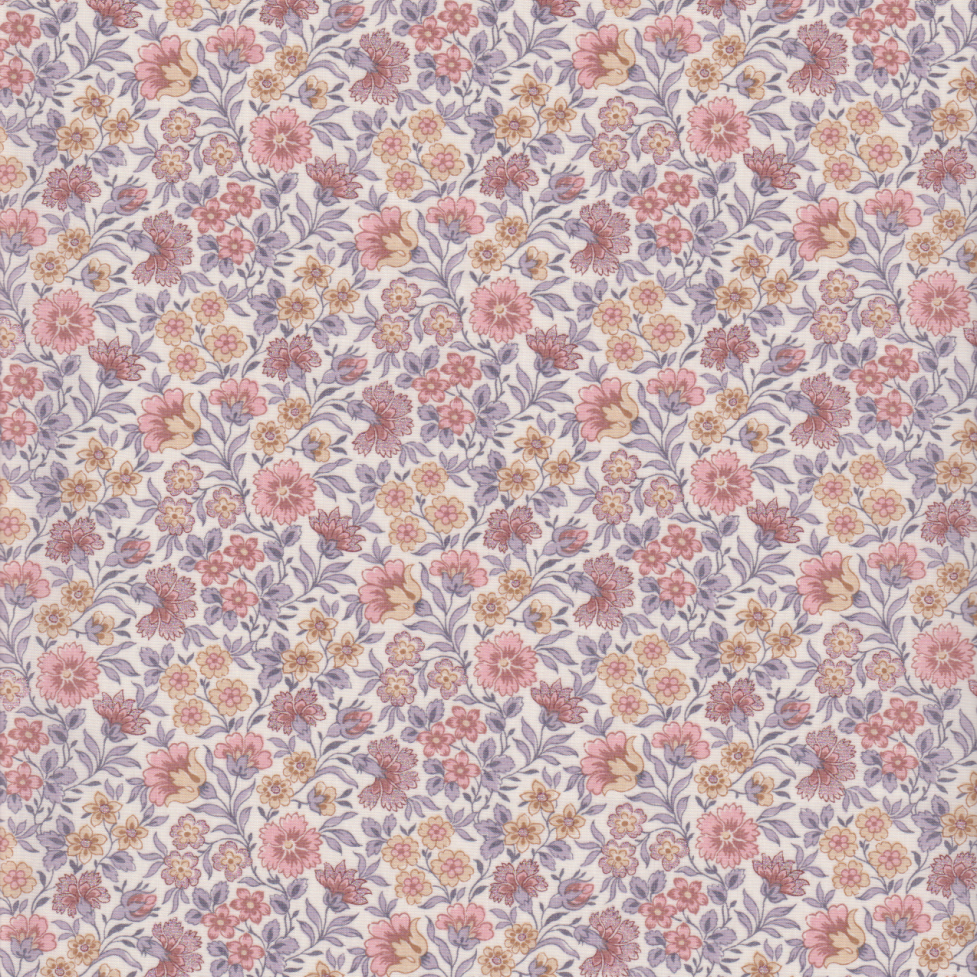 Liberty Tana Lawn© Carnation Garden C (Metallic)