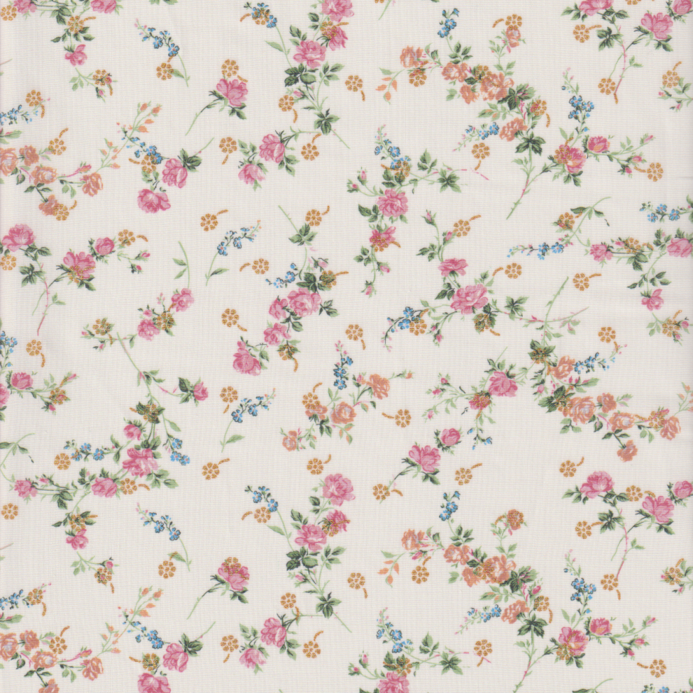 Liberty Tana Lawn© Elizabeth Blossom A (Metallic)