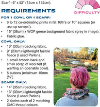 Load image into Gallery viewer, Naomi Cowl &amp; Scarf by Melly &amp; Me
