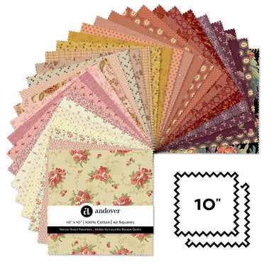 Secret Stash Favorites Amber 10 inch Squares 42pcs