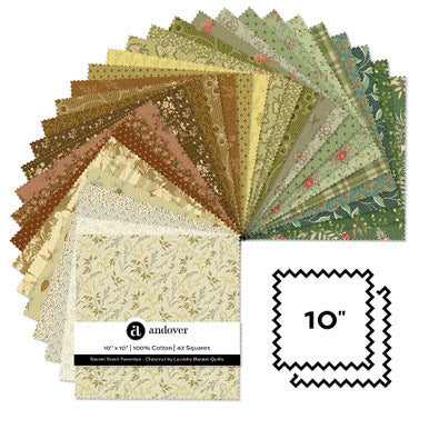 Secret Stash Favorites Chestnut 10 inch Squares 42pcs